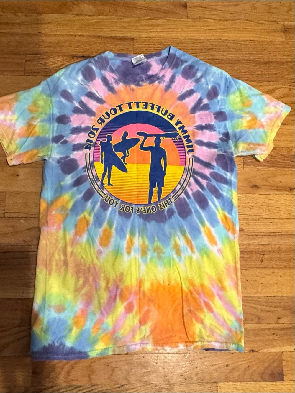 Jimmy Buffet 2014 Tour This One's For You T-Shirt Size Medium Concert Unisex Top